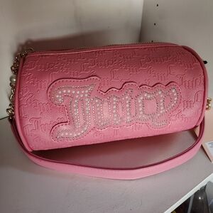 Juicy Couture Embossed Pink Crossbody Bag